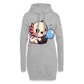 Bubble Buddy Schlüpfling - Hoodie-Kleid - Grau meliert - Vorne
