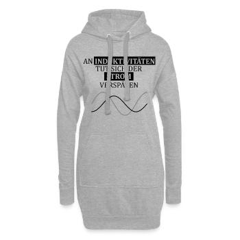 Lustiger Spruch für Elektrotechniker, Ingenieure - Hoodie-Kleid - Grau meliert - Vorne