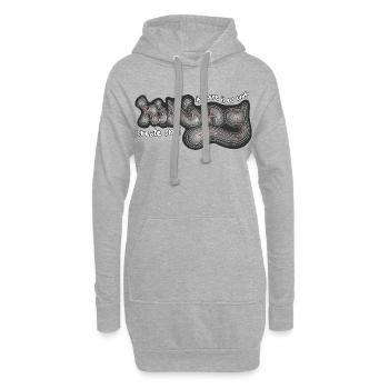 outdoor  - Hoodie-Kleid - Grau meliert - Vorne