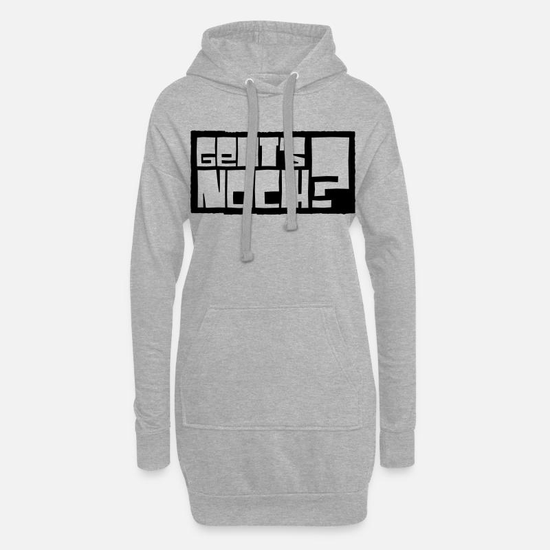 geht's noch? - Hoodie-Kleid - Grau meliert