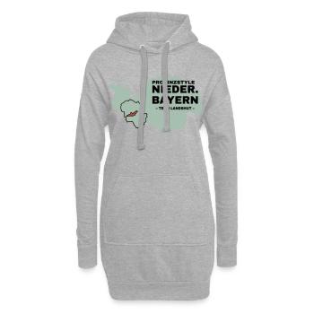 Niederbayern | LANDSHUT - Hoodie-Kleid - Grau meliert - Vorne