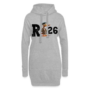 Pension 2026 Canard Retraité Retraité Drôle - Sweat-shirt à capuche long Femme - gris chiné - Devant