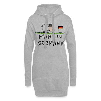 Tondre en Allemagne – Sheep Pun Gift Baby - Sweat-shirt à capuche long Femme - gris chiné - Devant
