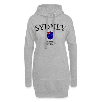 Souvenir Sydney, Sydney, Australien - Hoodie-Kleid - Grau meliert - Vorne