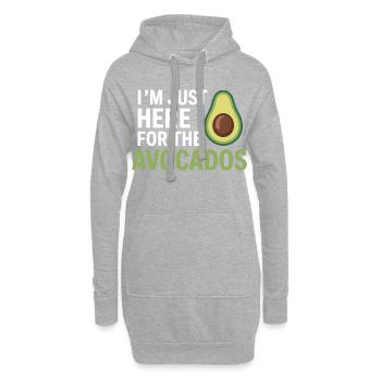 Registrierter Ernährungsberater für gesunde Zutaten - Hoodie-Kleid - Grau meliert - Vorne