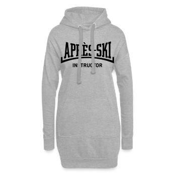 Après-Ski – Instructor (Konkav / Apres Ski / B) - Hoodie-Kleid - Grau meliert - Vorne