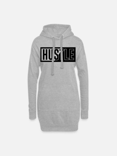 Hustle - Hoodie-Kleid - Grau meliert