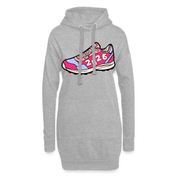 LAUFEN 2026 - Hoodie-Kleid - Grau meliert - Vorne