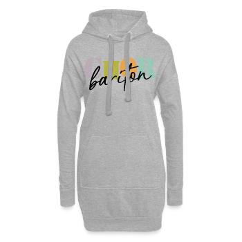 Chor Bariton - Hoodie-Kleid - Grau meliert - Vorne