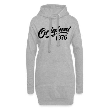 Vintage 1976 Jubiläum 1976 Original 1976 - Hoodie-Kleid - Grau meliert - Vorne