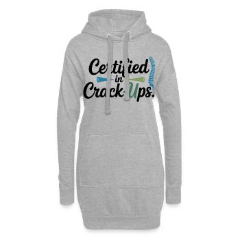 Chiropractor Alignment Is Everything Professional - Hoodie Dress - heather grey - Front