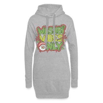Ambiance sushi wasabi : Seul passionné de cuisine japonaise - Sweat-shirt à capuche long Femme - gris chiné - Devant