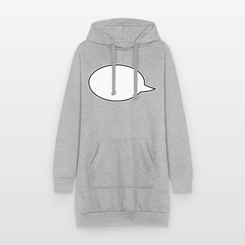 Speech Bubbles Comic Links Hoodie Dress