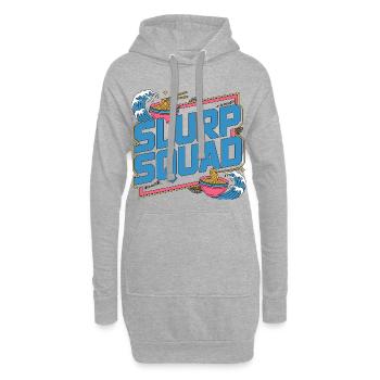 Ramen Slurp Squad Noodle Bowl adore la cuisine japonaise - Sweat-shirt à capuche long Femme - gris chiné - Devant
