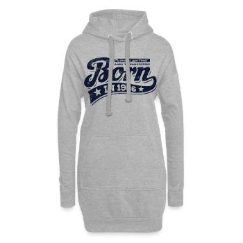 Né en 1986 - Anniversaire - Édition limitée - Sweat-shirt à capuche long Femme - gris chiné - Devant
