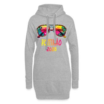 Lunettes de soleil Portimão 2026 - Sweat-shirt à capuche long Femme - gris chiné - Devant