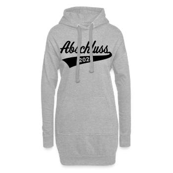 Abschluss 2026 (Schulabschluss / Black) - Hoodie-Kleid - Grau meliert - Vorne