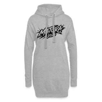 Matura 2026 - Hoodie-Kleid - Grau meliert - Vorne