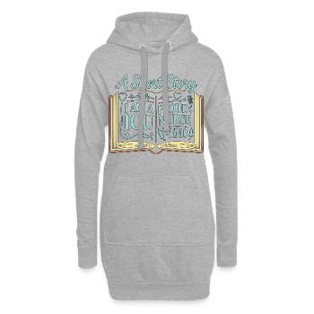 ICU Nurse A Short Story I Am Rapid Response Nurse - Hoodie-Kleid - Grau meliert - Vorne