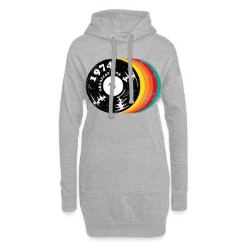 1974 Greatest Hits - Hoodie-Kleid - Grau meliert - Vorne