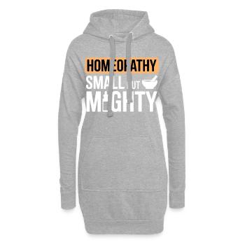 Zertifizierte Klinische Verdünnungsspezialistenbekleidung - Hoodie-Kleid - Grau meliert - Vorne
