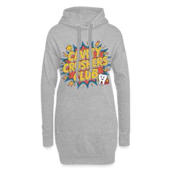 Dentistes pédiatriques Problèmes de Cavity Crushers Santé - Sweat-shirt à capuche long Femme - gris chiné - Devant
