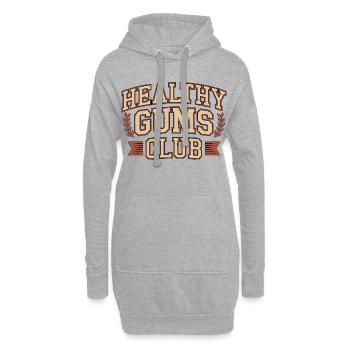 Periodontist Healthy Gums Club Dental Specialist - Hoodie-Kleid - Grau meliert - Vorne