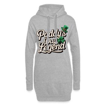 St. Patrick’s Day Shirt – Paddy’s Day Legend - Hoodie-Kleid - Grau meliert - Vorne