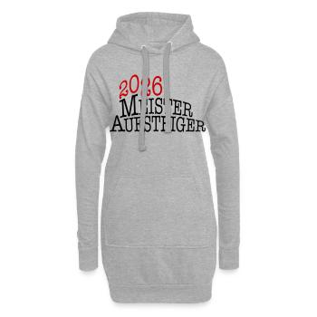 Champion et équipe promue 2026 - Sweat-shirt à capuche long Femme - gris chiné - Devant