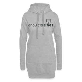 Enough_dark - Hoodie-Kleid - Grau meliert - Vorne