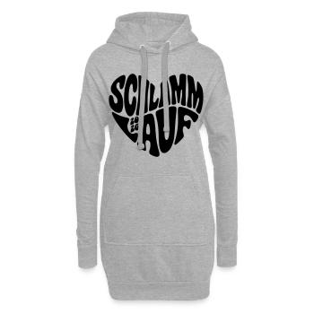 Course de boue 2026 - Course de boue 2026 - Sweat-shirt à capuche long Femme - gris chiné - Devant