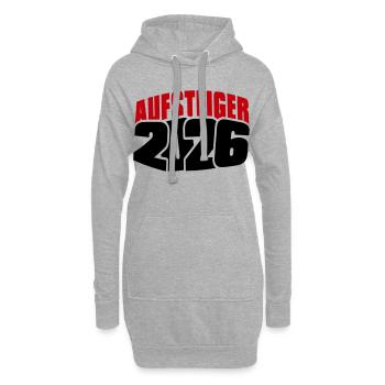 Promoted 2026 Promotion - Hoodie Dress - heather grey - Front