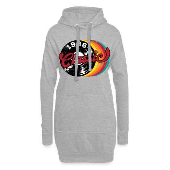 Greatest Hits 1986 - Hoodie-Kleid - Grau meliert - Vorne