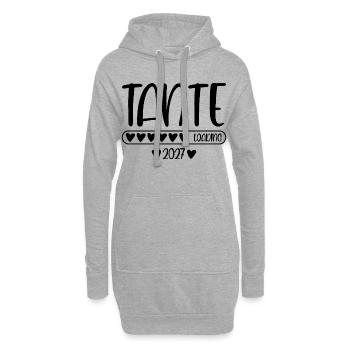 Tante 2027 loading - Hoodie-Kleid - Grau meliert - Vorne