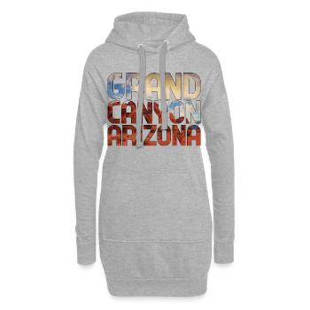 Grand Canyon Arizona Nationalpark - Hoodie-Kleid - Grau meliert - Vorne