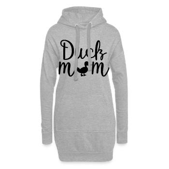 Duck Mom Shirt – lustiges Muttertagsgeschenk - Hoodie-Kleid - Grau meliert - Vorne
