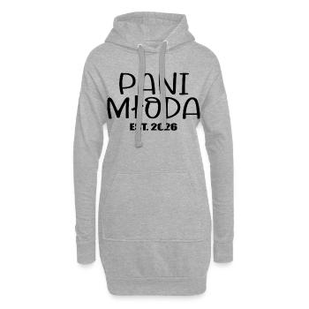 Braut 2026 - Hoodie-Kleid - Grau meliert - Vorne