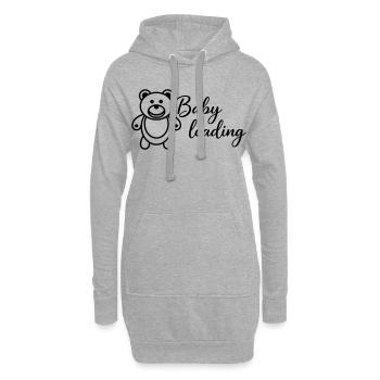 Baby loading - Hoodie-Kleid - Grau meliert - Vorne