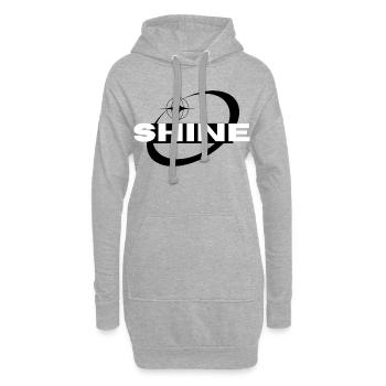 Shine Y2K  - Hoodie-Kleid - Grau meliert - Vorne