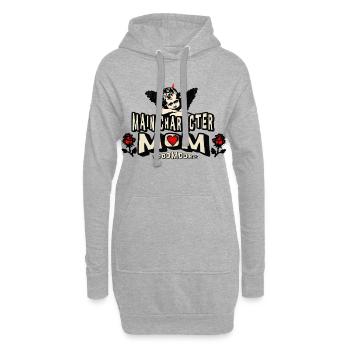 Main Character Mom, Mama, Mutti, beste Mama. - Hoodie-Kleid - Grau meliert - Vorne