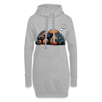 Rottweiler Propriétaire de Rottweiler Lovers - Sweat-shirt à capuche long Femme - gris chiné - Devant