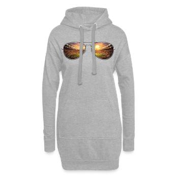 Stadium Sonnenbrille - Hoodie-Kleid - Grau meliert - Vorne