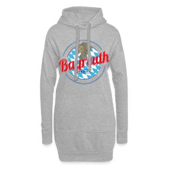 Bayreuth in Bayern Vintage Oberfranken Deutschland - Hoodie-Kleid - Grau meliert - Vorne
