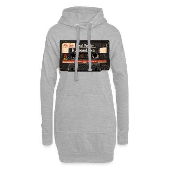 Jeune de t-shirts JGA : Husband.exe Retro Design - Sweat-shirt à capuche long Femme - gris chiné - Devant