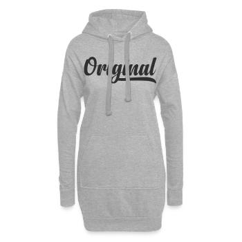 Voici le modèle d’annonce optimisé pour cela - Sweat-shirt à capuche long Femme - gris chiné - Devant