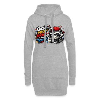 Guck mich nicht in diesem Ton an! - Hoodie-Kleid - Grau meliert - Vorne