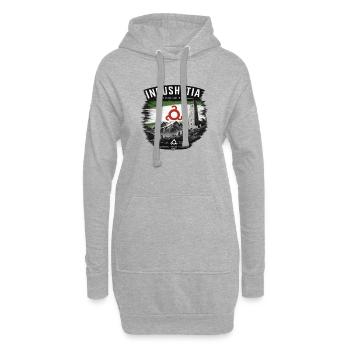 INGUSHETIA - Land of Towers - Hoodie-Kleid - Grau meliert - Vorne
