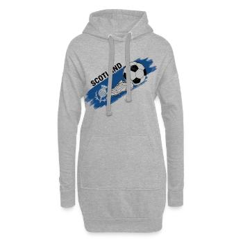Scotland Football Scotland Soccer Fan-Trikot - Hoodie-Kleid - Grau meliert - Vorne