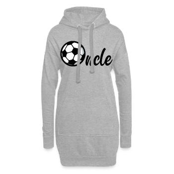 Onkel Football - Hoodie-Kleid - Grau meliert - Vorne