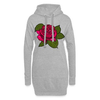 Rosa Rose - Hoodie-Kleid - Grau meliert - Vorne